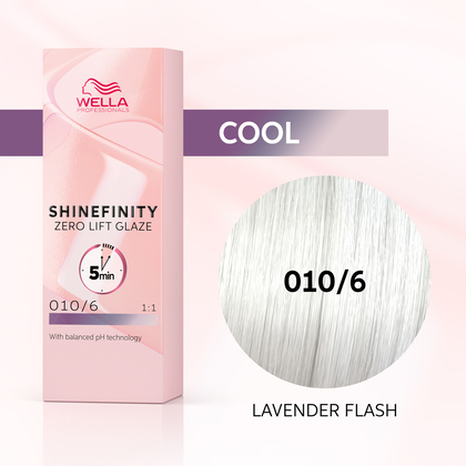 Shinefinity Zero Lift Flash Glaze 010/6 Rubio Violeta Claro (Lavanda Flash)