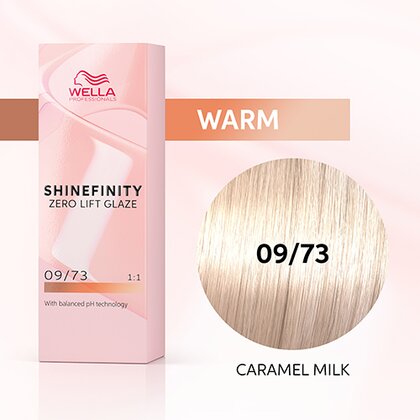 Shinefinity Zero Lift Glaze 09/73 Very Light Blonde Brown Gold (Caramel Milk)