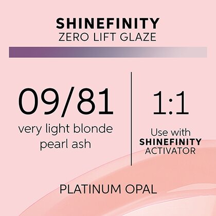 Shinefinity Zero Lift Glaze 09/81 Very Light Blonde Pearl